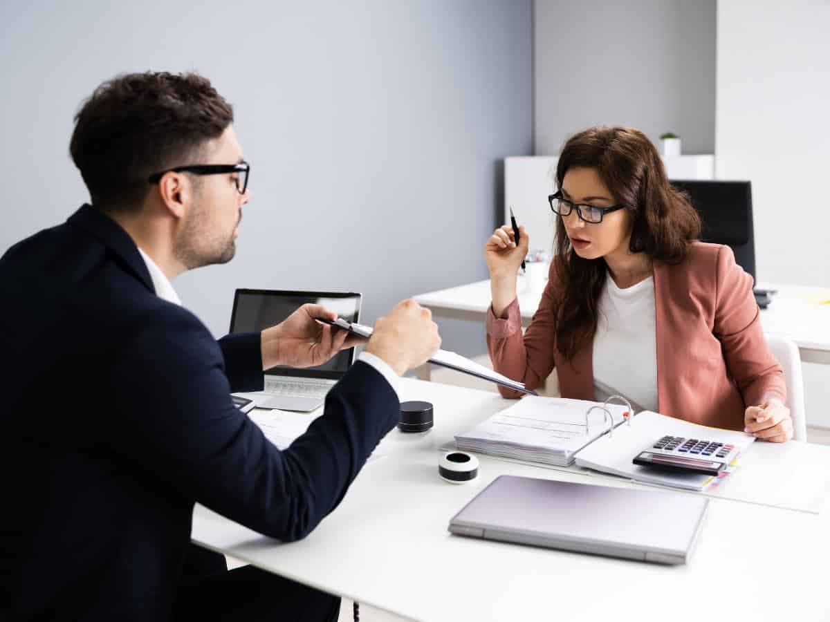 Auditors collaborating